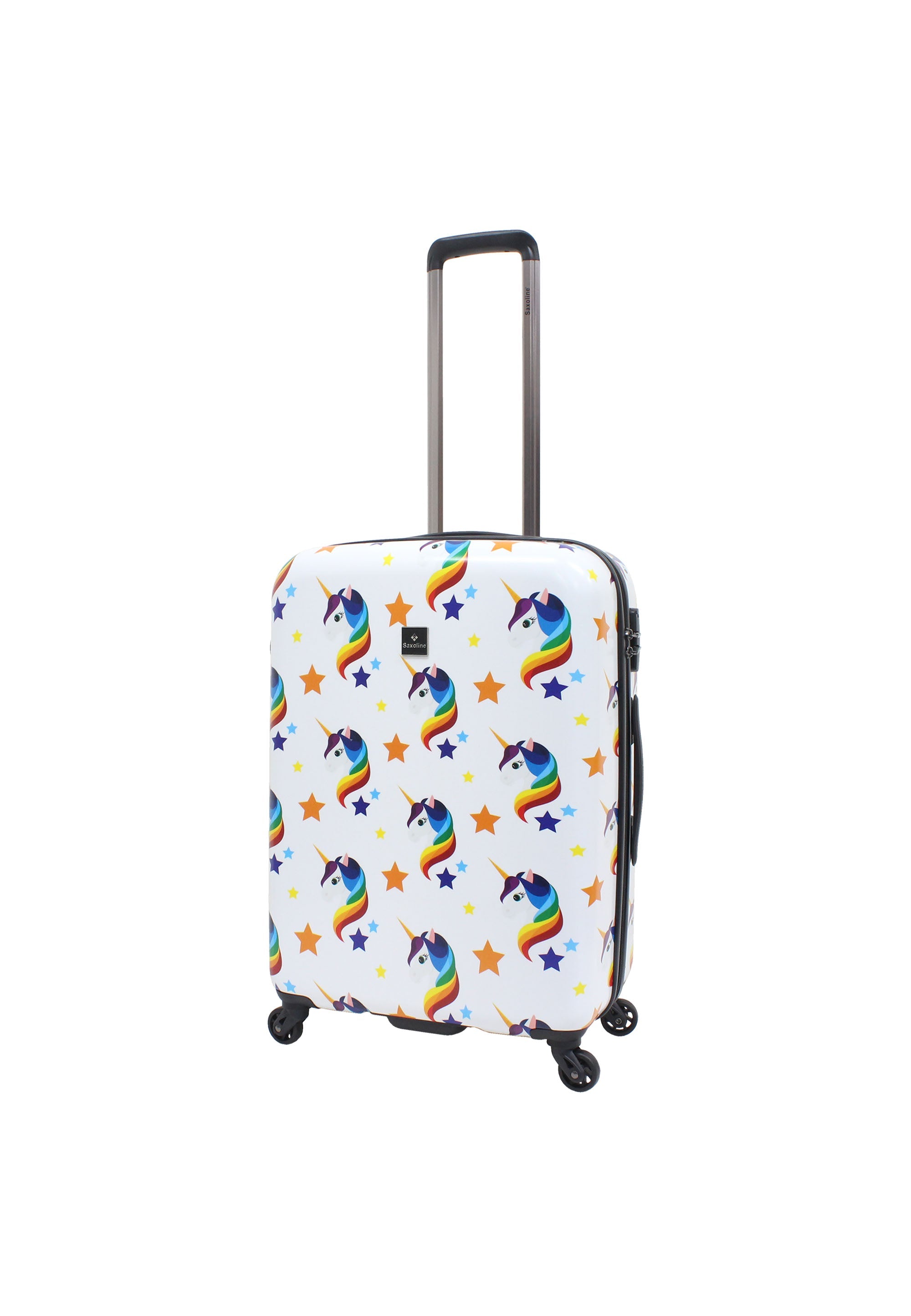 Saxoline Unicorn Hard Suitcase / Trolley / Luggage - 67 cm - (Medium)