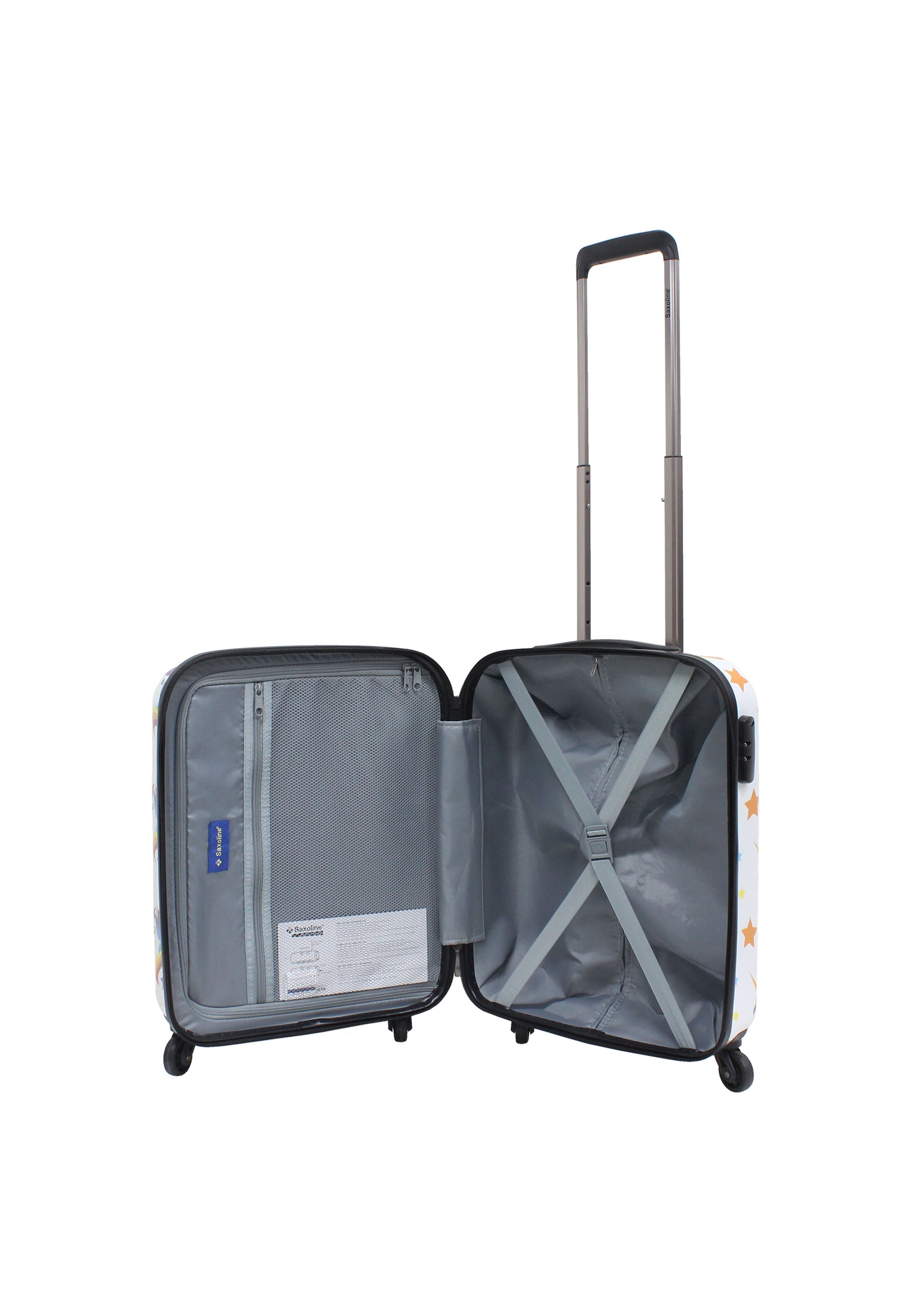 Saxoline Unicorn Handluggage HardSuitcase / Trolley / Travel Suitcase - 55 cm - (Small)